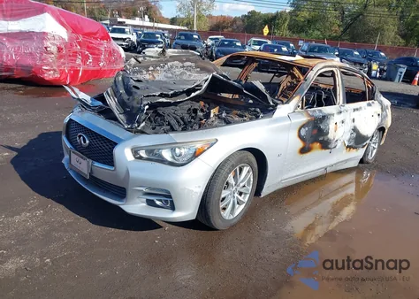 2015 Infiniti Q50 из США, поврежденный, VIN JN1BV7AR8FM423820